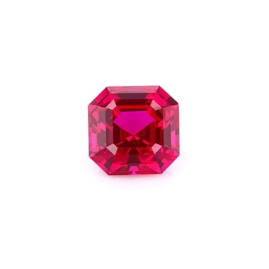 Lab merah muda tumbuh ruby